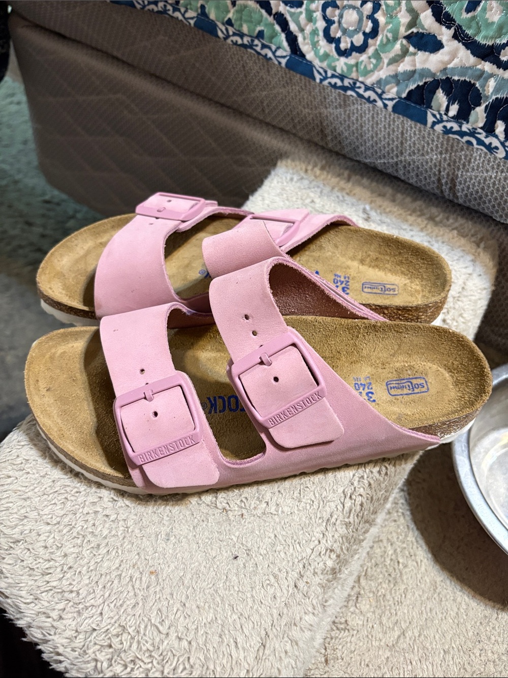 Birkenstock Arizona Pink Double Buckle Sandal